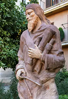 Statue, Palma de Mallorca, Mallorca, Balearic Islands, Spain