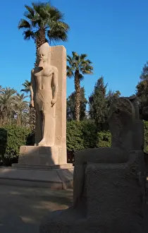 Kilt: Statue of Pharaoh Ramses II. Memphis. Egypt