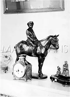 Mantlepiece: STATUE OF PRINCE OLAV