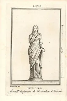 Capitolino: Statue of Pudicitia in veiled robes
