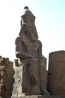 Pharaoh: Statue of Ramses II (h.1290-1224 B.C)