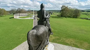 Pilkington: Statue of Robert the Bruce, Bannockburn battlefield