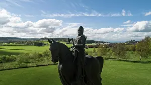 Pilkington: Statue of Robert the Bruce, Bannockburn battlefield