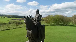 Pilkington: Statue of Robert the Bruce, Bannockburn battlefield