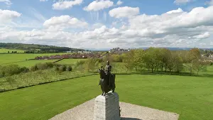 Pilkington: Statue of Robert the Bruce, Bannockburn battlefield