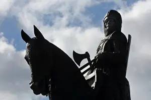 Pilkington: Statue of Robert the Bruce, Bannockburn battlefield