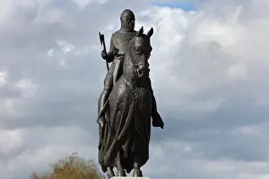 Pilkington: Statue of Robert the Bruce, Bannockburn battlefield