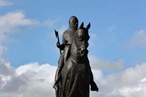 Pilkington: Statue of Robert the Bruce, Bannockburn battlefield