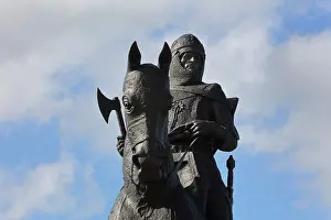 1314: Statue of Robert the Bruce, Bannockburn battlefield