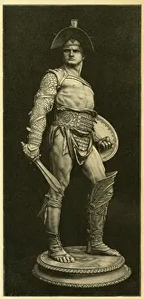 Gladiators: Statue of a Roman gladiator