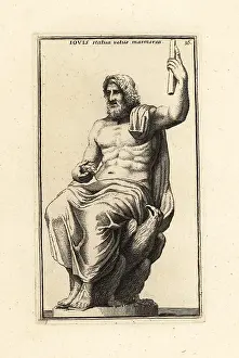 Jove: Statue of the Roman god Jove or Jupiter