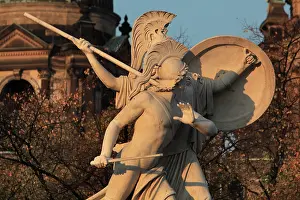 Schinkel: Statue on Schlossbrucke, Berlin, Germany