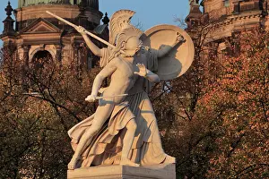 Schinkel: Statue on Schlossbrucke, Berlin, Germany
