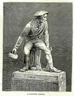 Bending: Statue of a Scottish Curler