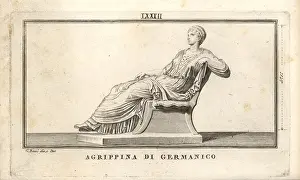 Capitolino: Statue of a seated Agrippina Major