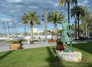 Marina: Statue, Sitges, Catalonia, Spain