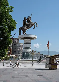 Skopje: Statue, Skopje, North Macedonia