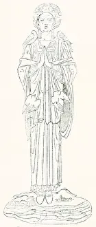 Dunfermline: Statue of St. Columba
