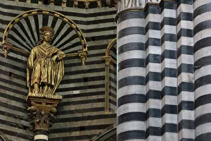 Assunta: Statue of St Crescentius, Siena Cathedral, Siena