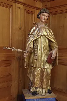 Sienne: Statue of St Dominic, Monastery of St Catherine