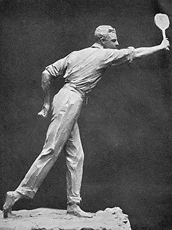 Wilding: Statue of the tennis player, Anthony Wilding