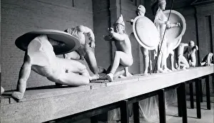 Gladiators: Statues on display in Glyptothek, Munich