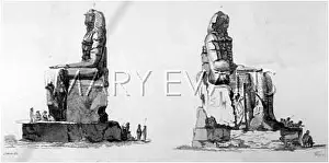 Likened: STATUES OF MEMNON/THEBES