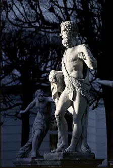Mirabell: Statues on Mirabell palace grounds