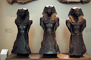 Plaque: Statues of Sesostris III. Egypt