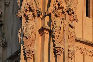 Beurre: Statues, Tour de Beurre, Rouen Cathedral, Normandy, France
