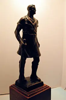 Protractor: Statuette of the Cambuslang War Memorial, Glasgow