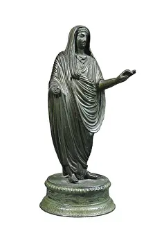 Patrician: Statuette depicting a figure with robe (1st c