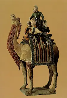 800s: Statuette of Musicians Mounted on a Camel