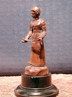Statuette of a WWI nurse