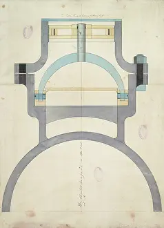 Pistons: Steam cylinder and piston section