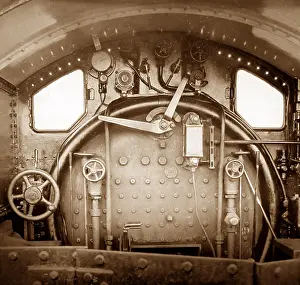 Steam engine cab