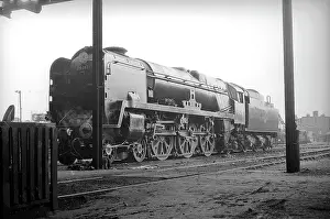 34013: Steam engine in Nine Elms Loco Yard