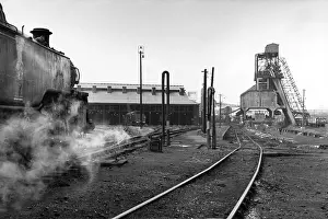 Elms: Steam engine at Nine Elms Loco Yard