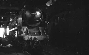 Bedford: Steam engine in Nine Elms New Shed