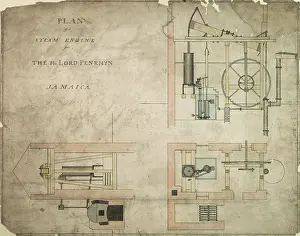 Penrhyn: Steam engine for the Hon Lord Penrhyn, Jamaica