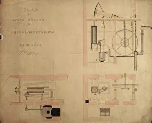 Penrhyn: Steam engine for the Hon Lord Penrhyn, Jamaica
