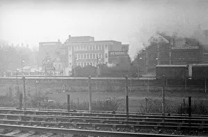 Terminus: Steam engine at Reading Southern Terminus
