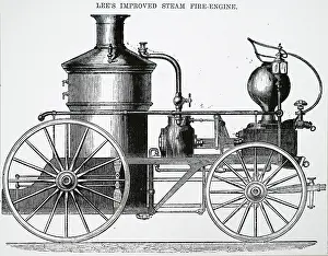 Patented: Steam fire engine patented by Wellington Lee and