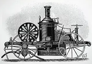 Leys: Steam fire engine by William Leys of Philadelphia, 1851