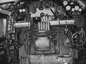 Bosch: Steam locomotive cab, 1936