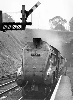 Welwyn: Steam locomotive Sir Nigel Gresley, Welwyn Garden City