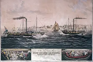 Margate: Steam Packets off Margate 1821