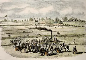 C1850: Steam plough demonstration