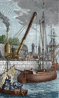Grandes: Steam Powered Crane, 19th Century