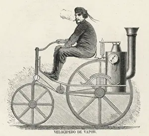 Cycling: Steam Powered Motorbike